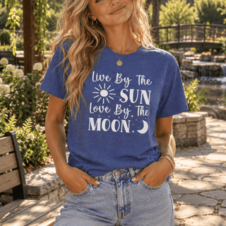 Live By The Sun, Love By The Moon T-Shirt - The Mystical Moon