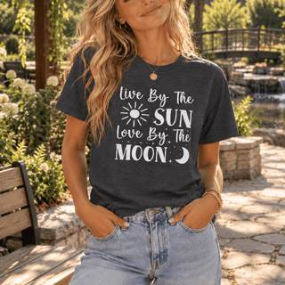 Live By The Sun, Love By The Moon T-Shirt - The Mystical Moon
