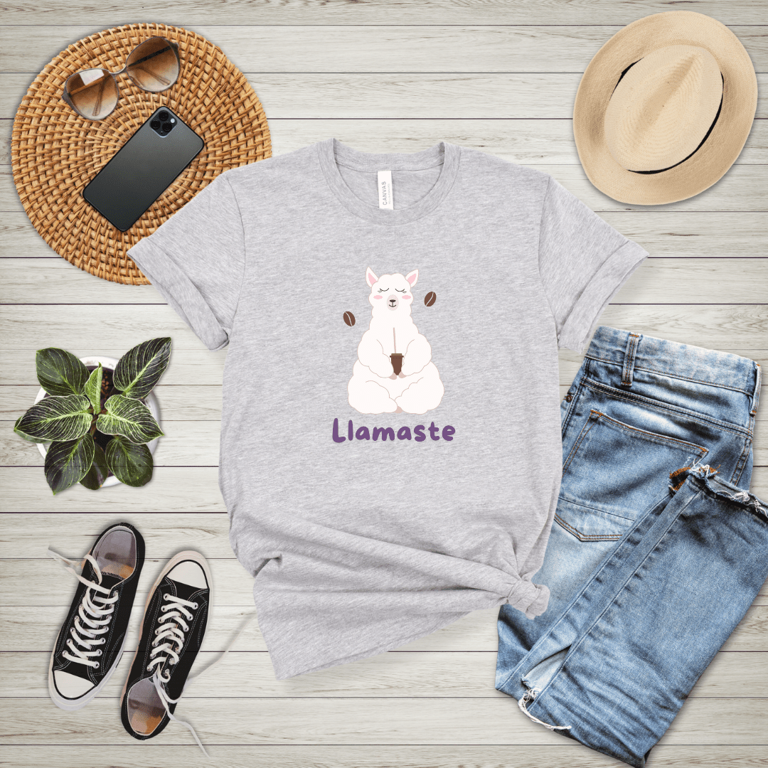 Llamaste Vibes T-Shirt - The Mystical Moon Online Store