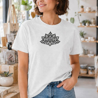 Lotus Mandala T-Shirt - The Mystical Moon
