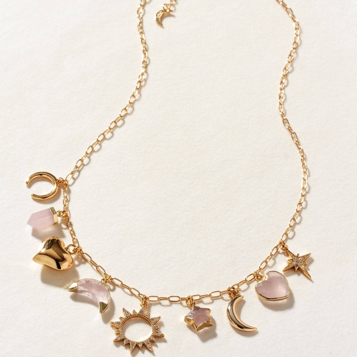 Love and Light Charm Necklace - The Mystical Moon Online Store