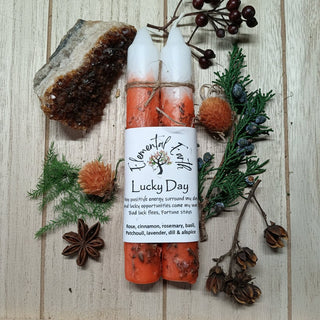Lucky Day Herbal Intention Candles - The Mystical Moon