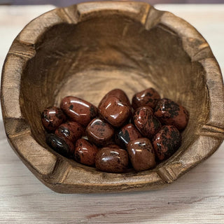 Mahogany Obsidian Tumbled Crystal - The Mystical Moon Online Store