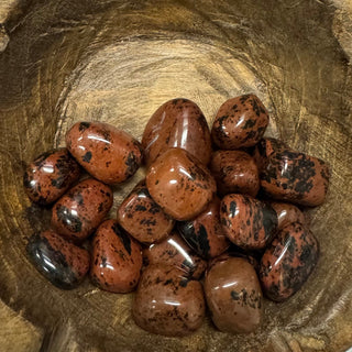 Mahogany Obsidian Tumbled Crystal - The Mystical Moon Online Store