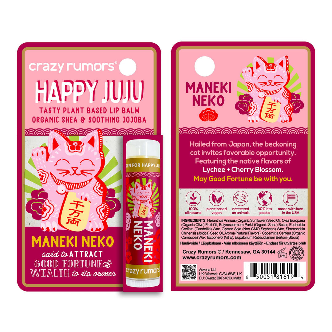 Happy Juju Maneki Neko Lip Balm by Crazy Rumors