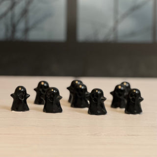 Mini Black Obsidian Ghost Carving - The Mystical Moon Online Store