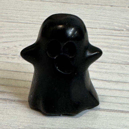 Mini Black Obsidian Ghost Carving - The Mystical Moon Online Store