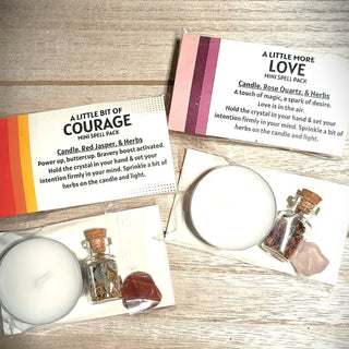 Mini Intention Spell Kit | Travel - Size Ritual Pack - The Mystical Moon Online Store