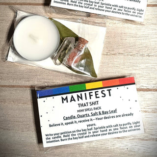 Mini Intention Spell Kit | Travel - Size Ritual Pack - The Mystical Moon Online Store