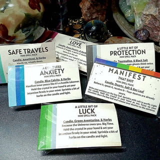 Mini Intention Spell Kit | Travel - Size Ritual Pack - The Mystical Moon Online Store