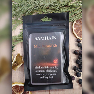 Samhain Mini Ritual Kit pouch