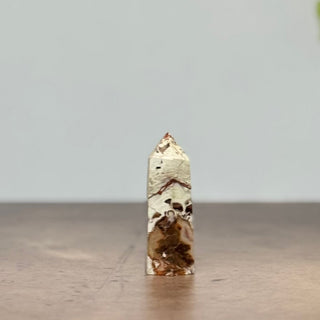 Money Agate Obelisk Tower Point - The Mystical Moon