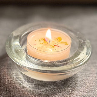 Money Spell Tea Lights with Cinnamon, Jade Crystals, and Bay Leaves – Tonka & Oud Fragrance - The Mystical Moon Online Store