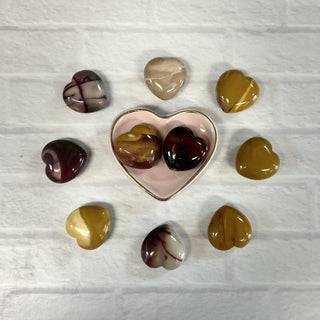 Mookaite Jasper Tumbled 30mm Heart - The Mystical Moon Online Store