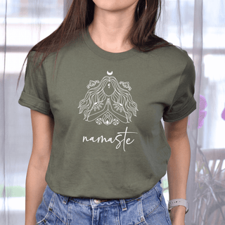 Namaste Meditation T-Shirt - The Mystical Moon Online Store
