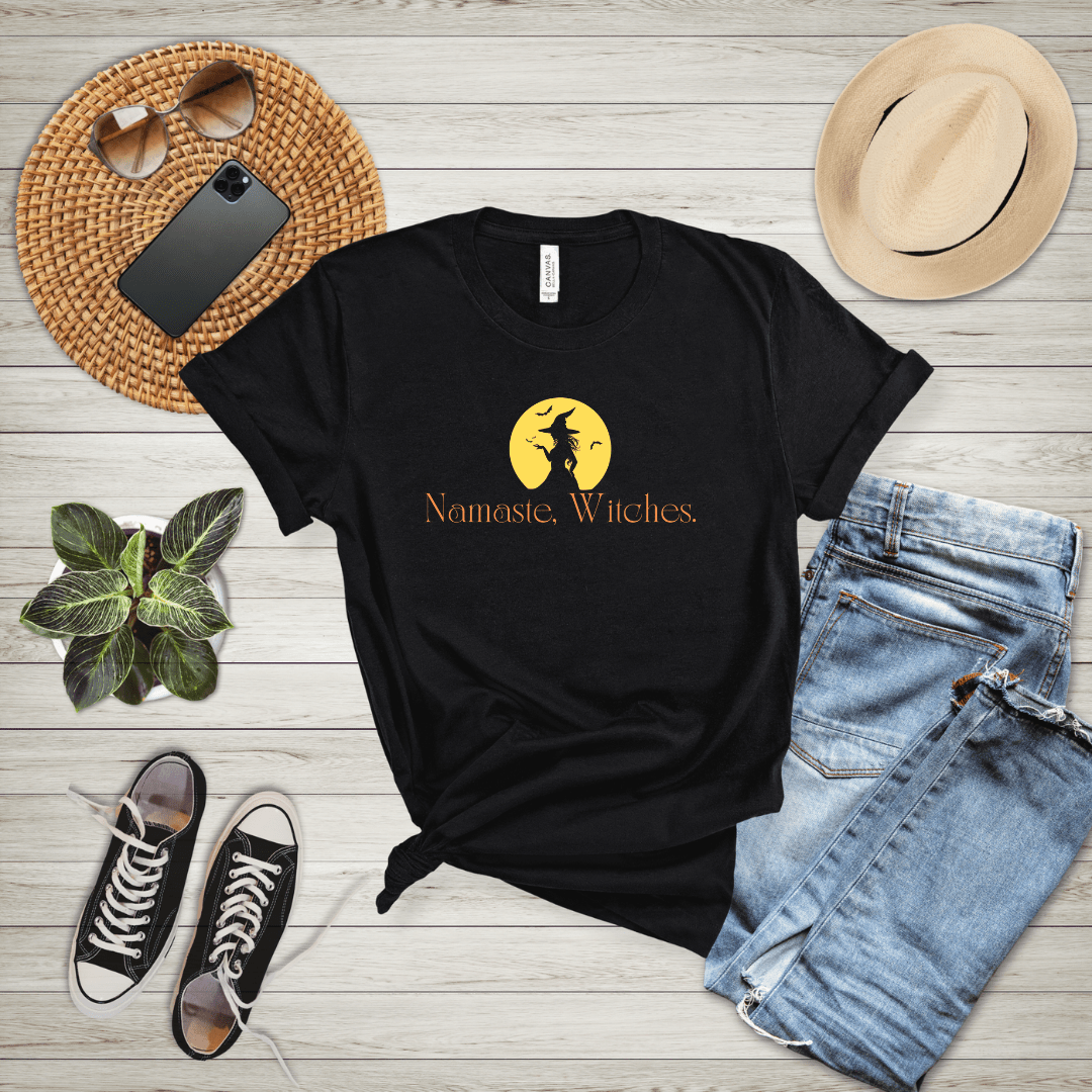 Namaste Witches T-Shirt - The Mystical Moon Online Store