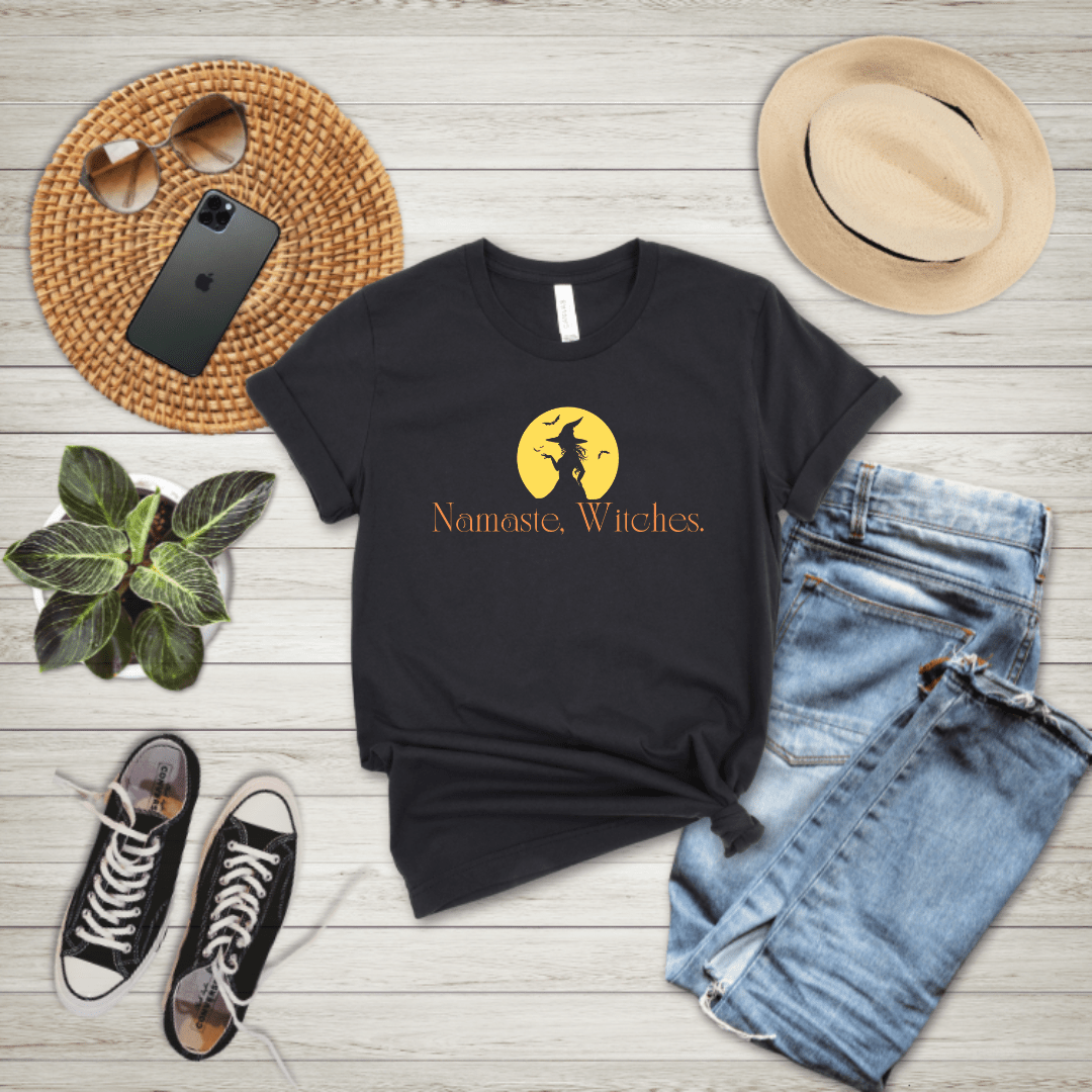 Namaste Witches T-Shirt - The Mystical Moon Online Store