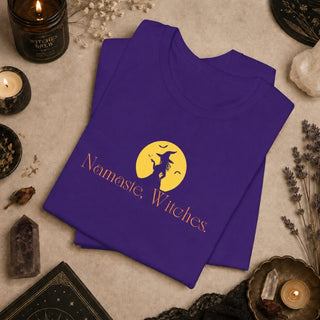 Namaste Witches Tee — Moon & Mantra Graphic T-Shirt - The Mystical Moon