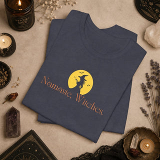 Namaste Witches Tee — Moon & Mantra Graphic T-Shirt - The Mystical Moon