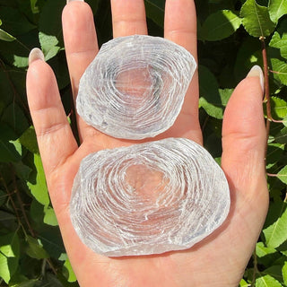 Natural Fingerprint Selenite Rough Crystal - The Mystical Moon