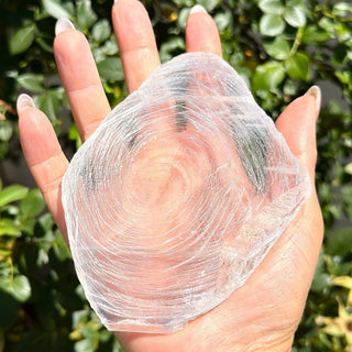 Natural Fingerprint Selenite Rough Crystal - The Mystical Moon
