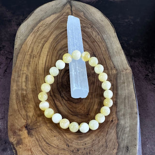 Orange Calcite Bracelet 8mm - The Mystical Moon Online Store
