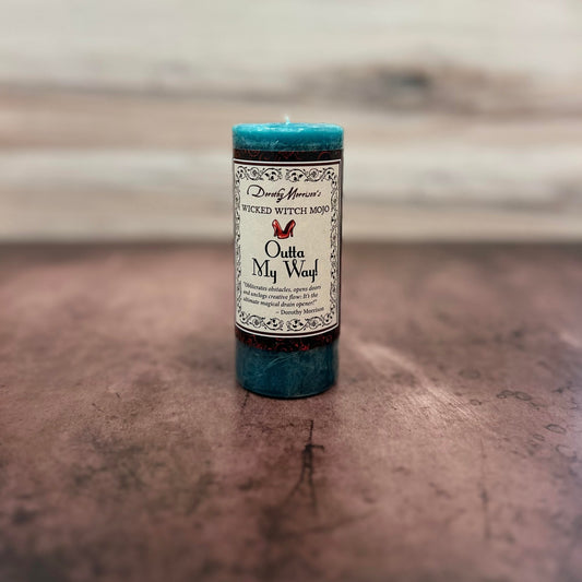 Outta My Way Candle by Dorothy Morrison - The Mystical Moon Online Store