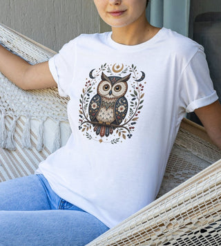 Owl Forest T-Shirt - The Mystical Moon Online Store