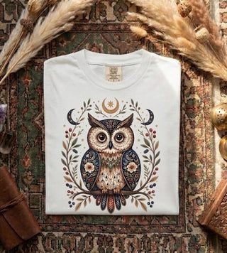 Owl Forest T-Shirt - The Mystical Moon Online Store