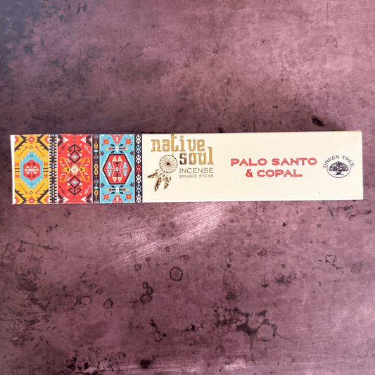 Palo Santo and Copal Native Soul Incense Sticks 15 gram - The Mystical Moon Online Store