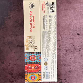 Palo Santo and Copal Native Soul Incense Sticks 15 gram - The Mystical Moon Online Store