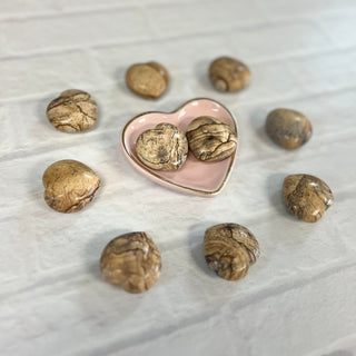 Picture Jasper Tumbled Heart 30mm - The Mystical Moon Online Store