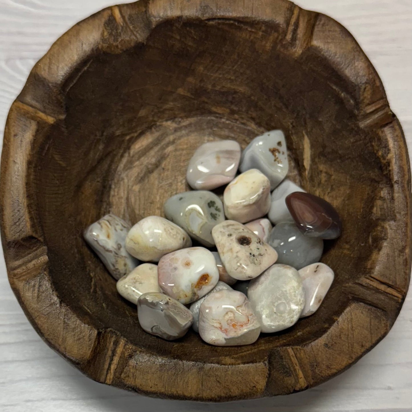 Pink Botswana Agate Tumbled - The Mystical Moon Online Store