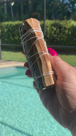 White Sage and Palo Santo Smudge Video