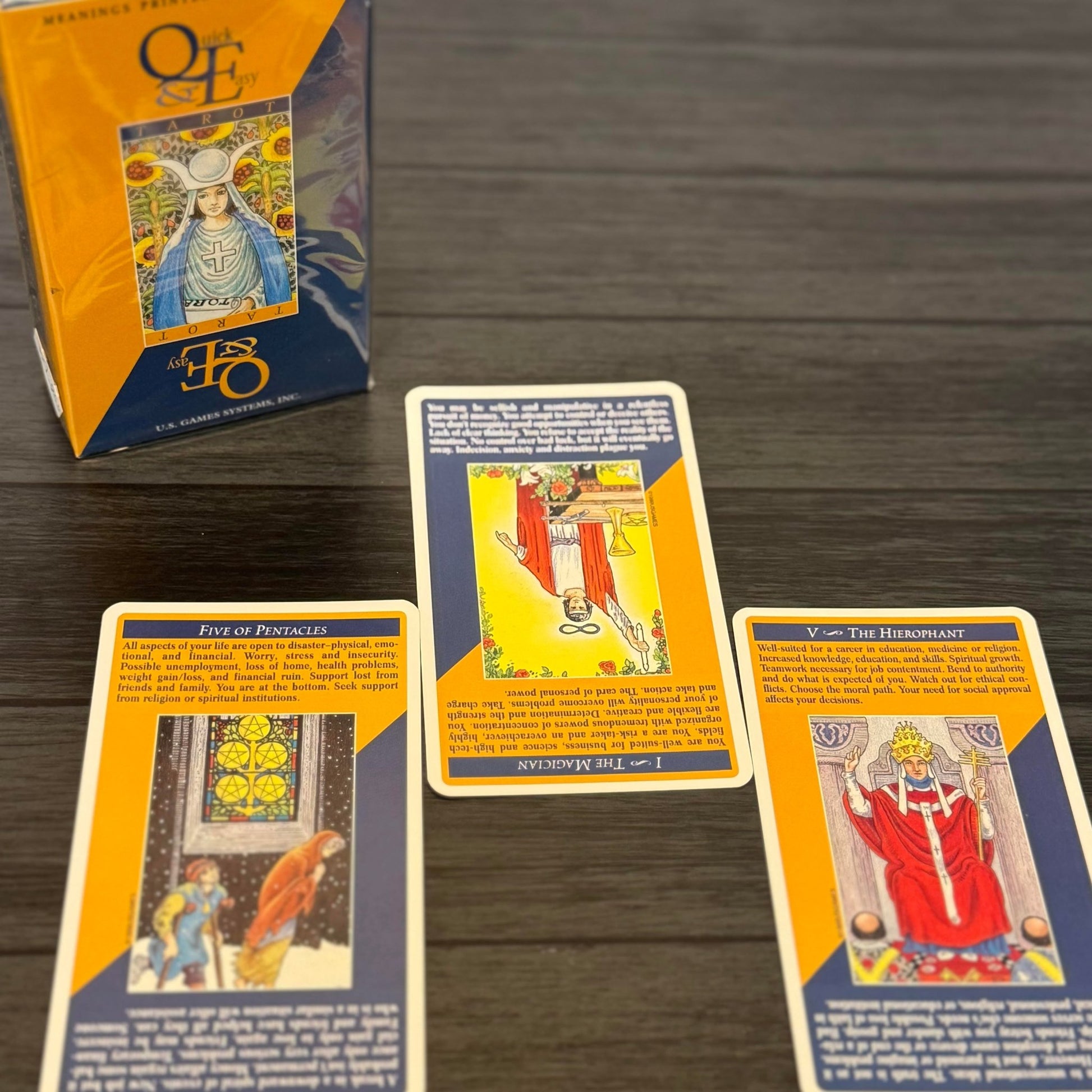 Quick and Easy Tarot Rider Waite - The Mystical Moon Online Store