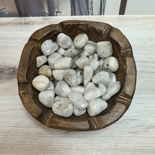 Rainbow Moonstone Tumbled - The Mystical Moon Online Store
