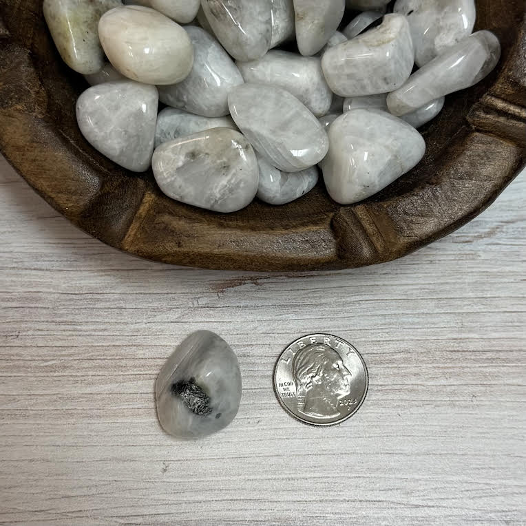 Rainbow Moonstone Tumbled - The Mystical Moon Online Store