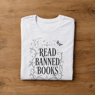 Read Banned Books T-Shirt — Literary Freedom Tee - The Mystical Moon
