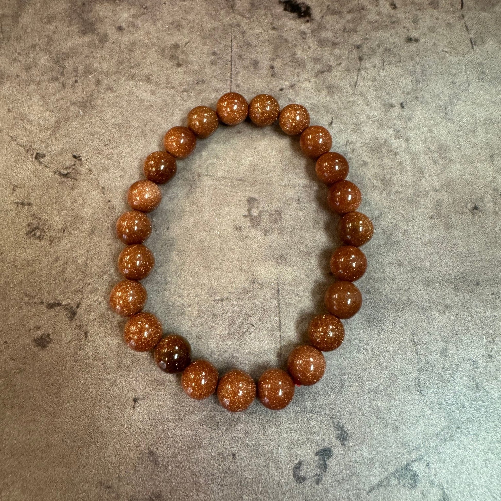 Red Goldstone Beaded Bracelet 8mm - The Mystical Moon Online Store