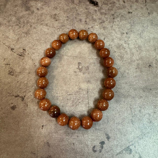 Red Goldstone Beaded Bracelet 8mm - The Mystical Moon Online Store
