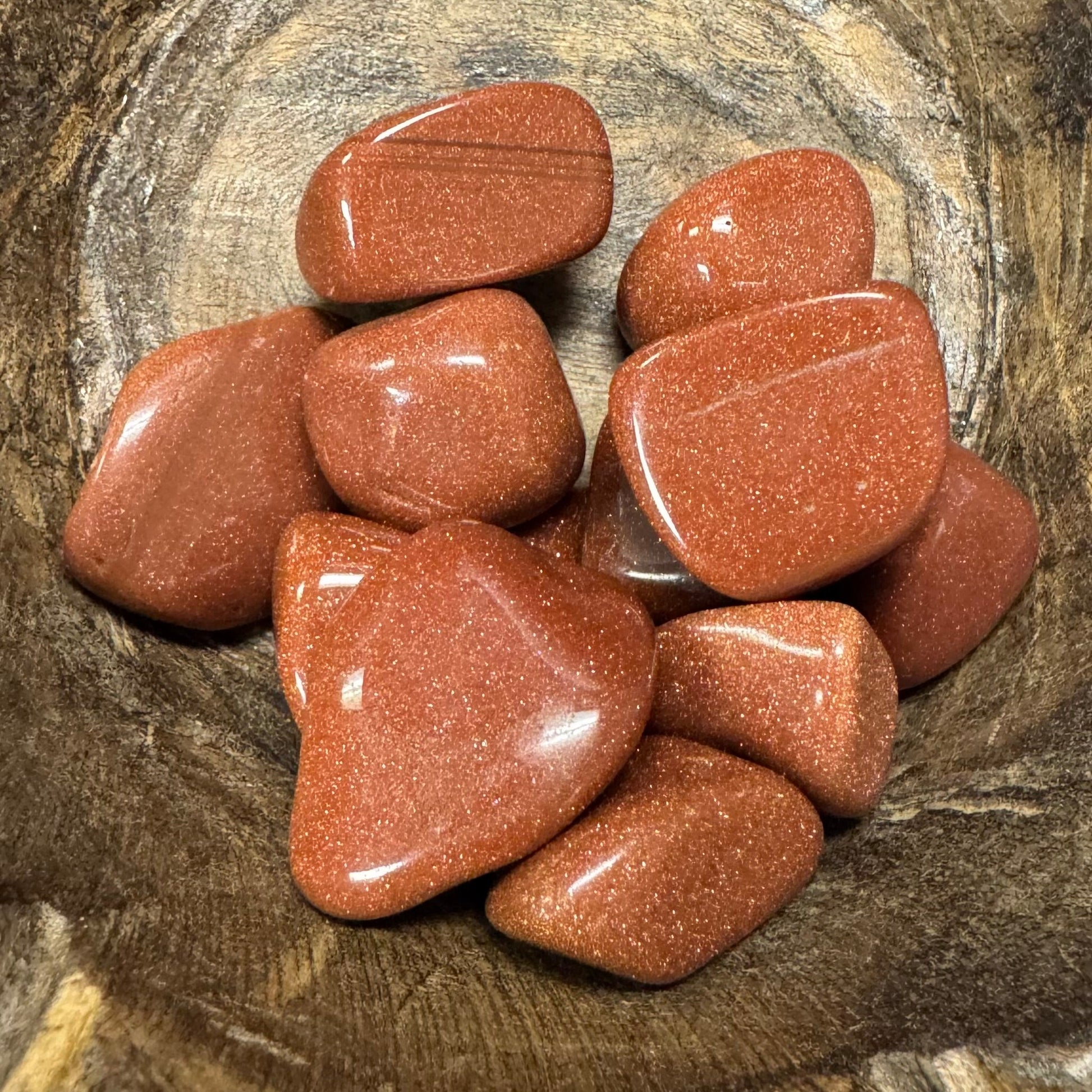 Red Goldstone Tumbled Crystal - The Mystical Moon Online Store