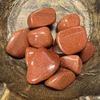 Red Goldstone Tumbled Crystal - The Mystical Moon Online Store