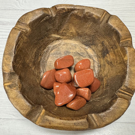 Red Goldstone Tumbled Crystal - The Mystical Moon Online Store