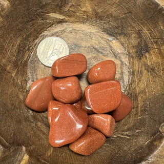 Red Goldstone Tumbled Crystal - The Mystical Moon Online Store