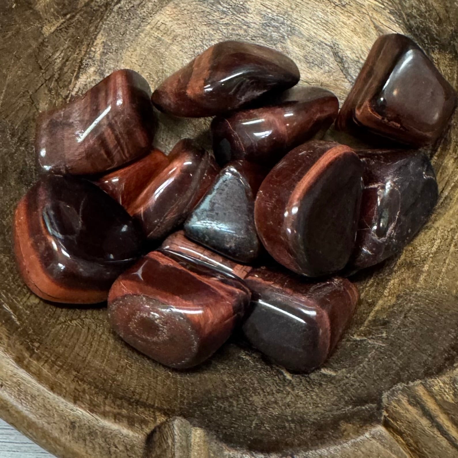 Red Tiger's Eye Tumbled Crystal - The Mystical Moon Online Store