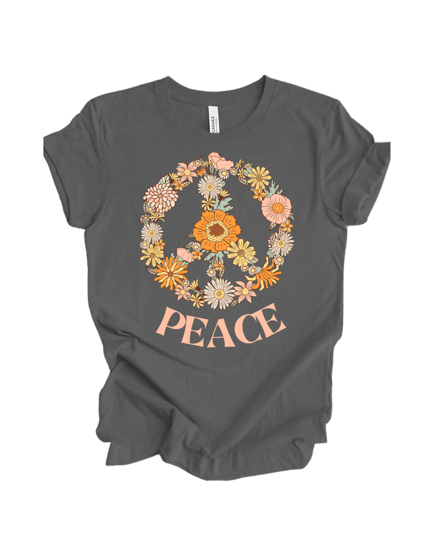 Retro Peace T-Shirt - The Mystical Moon Online Store