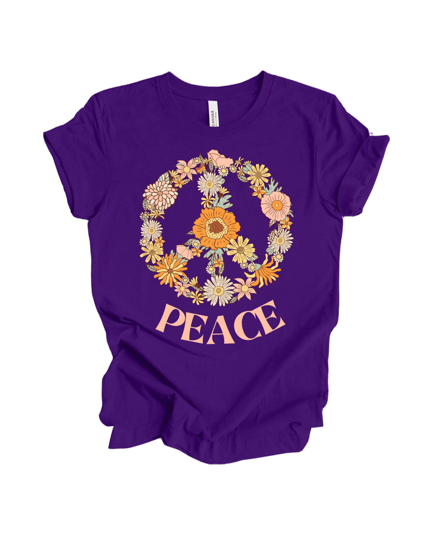Retro Peace T-Shirt - The Mystical Moon Online Store