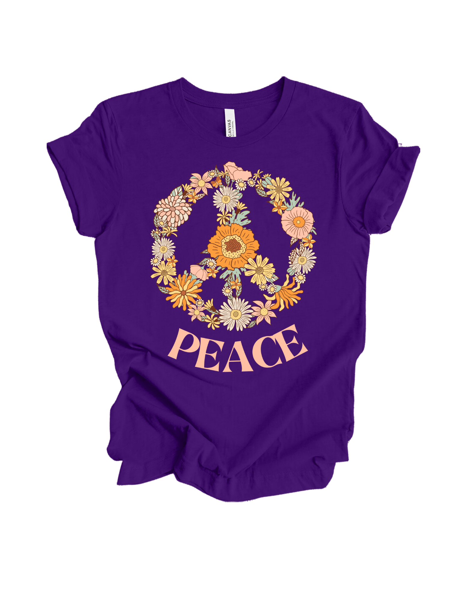 Retro Peace T-Shirt - The Mystical Moon Online Store