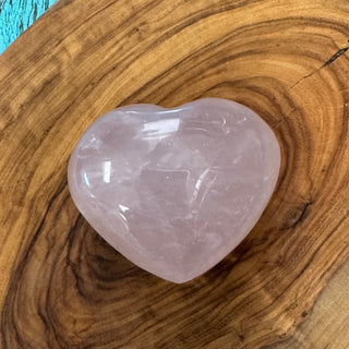 Rose Quartz Heart-Shaped Crystal - The Mystical Moon Online Store