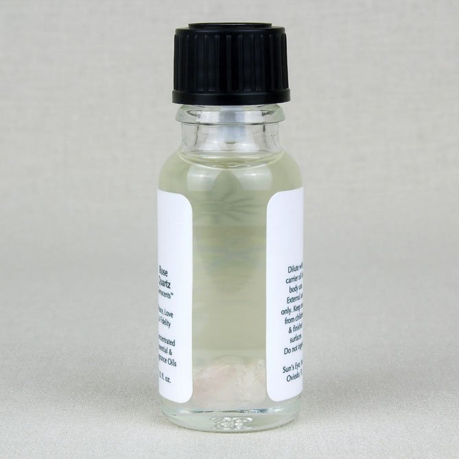 Rose quartz oil by sun's eye